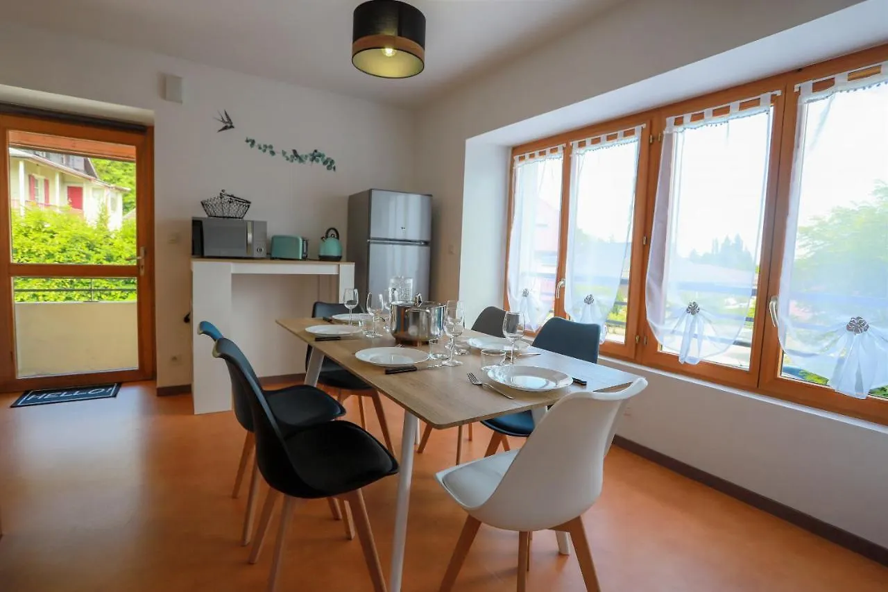 Apartment L'Ecrin Vue Lac 3 Etoiles - Parking Gratuit, Calme & Confort Sevrier France