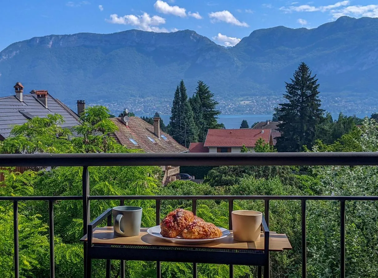 L'Ecrin Vue Lac 3 Etoiles - Parking Gratuit, Calme & Confort Sevrier